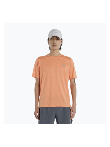 Мъжка тениска New Balance Athletics Run tangerine heat