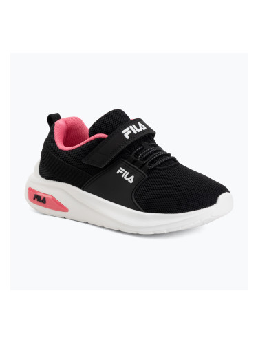 Детски обувки FILA Madrun Velcro black/sangria sunset