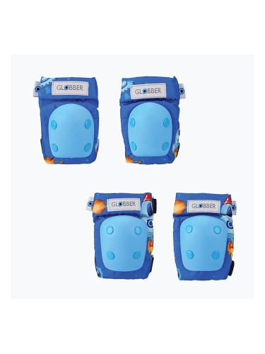 Комплект детски протектори Globber Toddler rocket blue