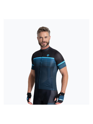 Мъжка тениска за колоездене Rogelli Hero II black/blue