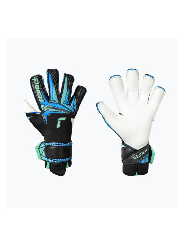 Вратарски ръкавици Reusch Attrakt RE:GRIP Evolution black/ocean light