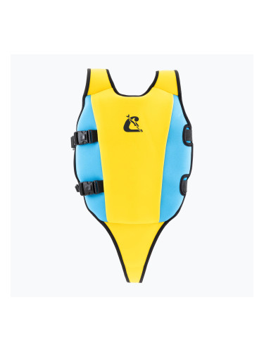 Детска жилетка за плуване Cressi Little Turtle yellow/azure