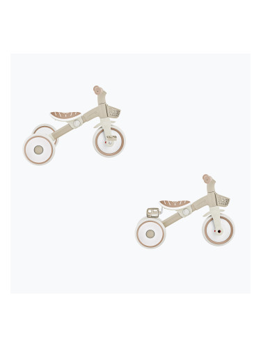 Триколесен велосипед без педали Globber Learning Trike 2w1 Plus Ecologic coconut