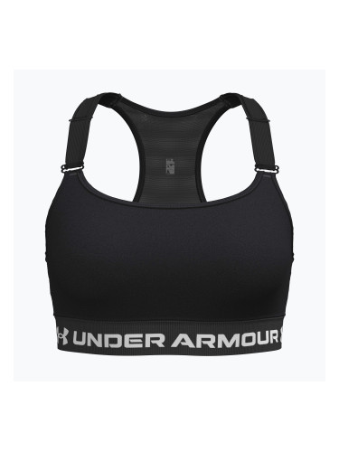 Спортен сутиен Under Armour HeatGear High ultimate, черен/бял