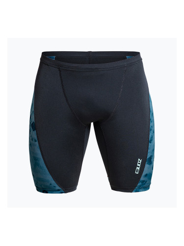 Мъжки шорти за плуване тип клин ZONE3 Performance Speed teal tie dye