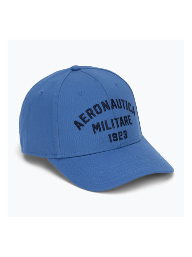 Mъжка шапка с козирка Aeronautica Militare HA1104UCT02 pacific blue