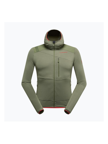 Мъжки поларен суитшърт La Sportiva Aequilibrium Thermal Hoody cypress/mountain red