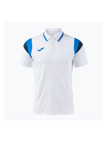 Мъжка тениска/фланелка за тенис Joma Terra Polo white/royal