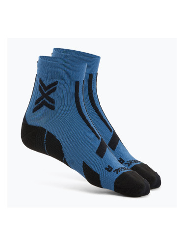 X-Socks Trailrun Discover Чорапи до глезена минерално синьо/х черно