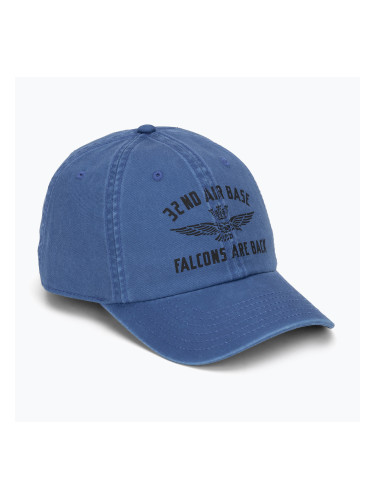 Мъжка шапка с козирка Aeronautica Militare HA1252UCT02476 high tide blue