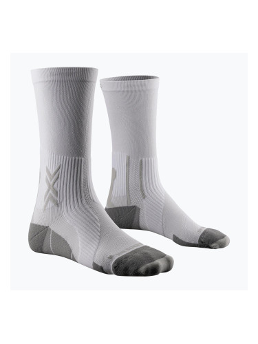 Мъжки чорапи за бягане X-Socks Run Perform Crew arctic white/pearl grey