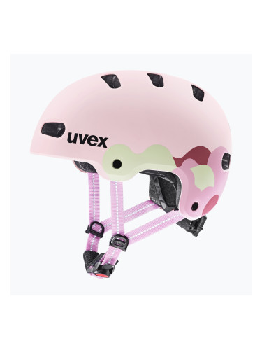 Детска каска UVEX Kid 4 Style strawberry/matcha matt