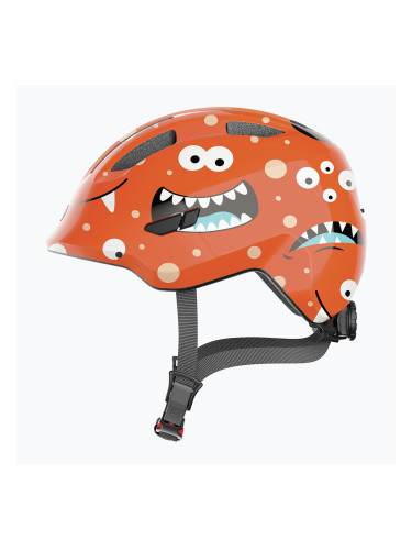 Детска велосипедна каска ABUS Smiley 3.0 orange monster