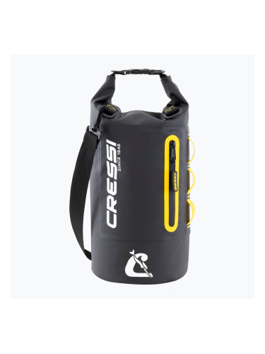 Водоустойчив чувал Cressi Ocelot Dry Bag 10 l black/yellow