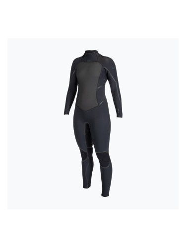 Дамски неопренов костюм за плуване O'Neill Psycho Tech 5/4+ Back Zip Full black/black