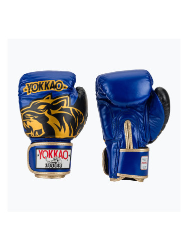 Боксьорски ръкавици YOKKAO Original Boxing Gloves electric blue