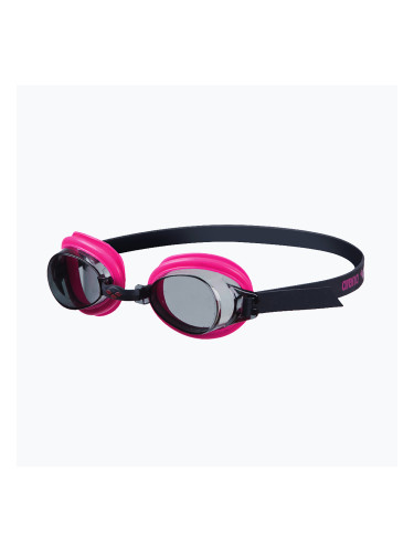 Детски очила за плуване arena Bubble 3 Junior black/smoke/fuchsia