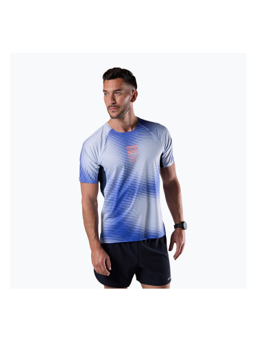Мъжка тениска за бягане Rossignol Sapa Ultra Tee dazzle blue line fogg