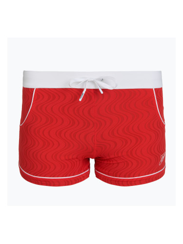 Мъжки бански тип слип Speedo Textured Aquashort high risk red