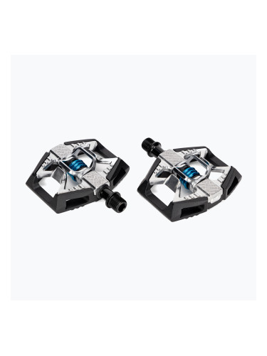 Велосипедни педали Crankbrothers Double Shot 2 black/silver/blue