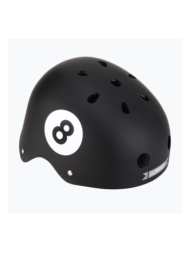 Детска каска Globber Elite Lights black 8 ball