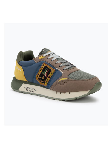 Mъжки обувки Aeronautica Militare SC0292UCT03331 avio/cammello/grigio medio/salvia