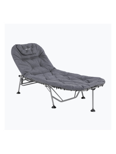 Outwell Fontana Lake туристически шезлонг черен/сив