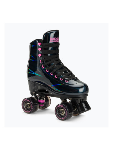 Дамски ролкови кънки IMPALA Quad Skate black holographic