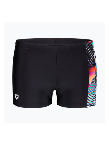 Плувни боксерки Arena Lit Logo Swim Short black/multi
