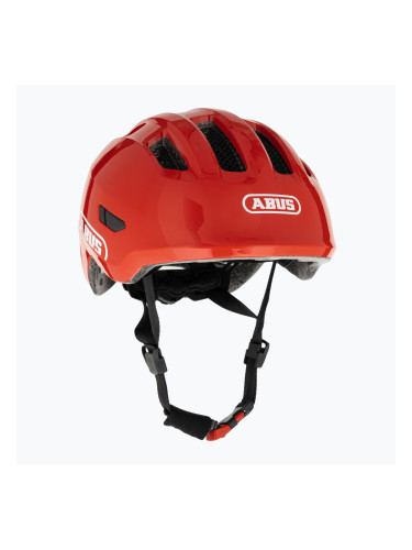 Детска велосипедна каска ABUS Smiley 3.0 блестящо червена