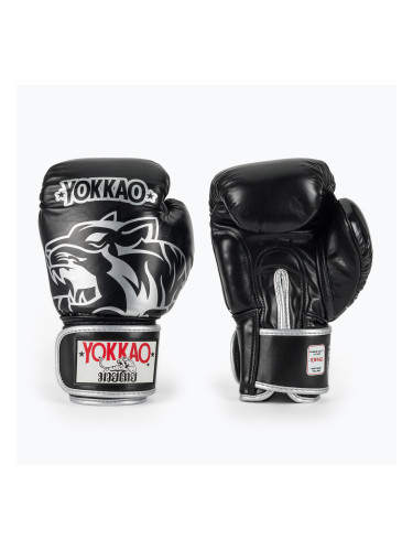 Боксьорски ръкавици YOKKAO Original Boxing Gloves absolute black