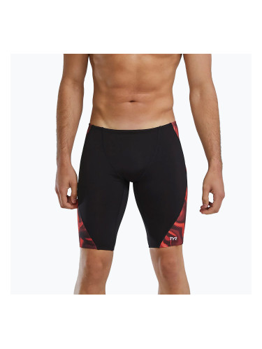 Мъжки шорти за плуване тип клин TYR Durafast Elite Waveform Blade Splice red