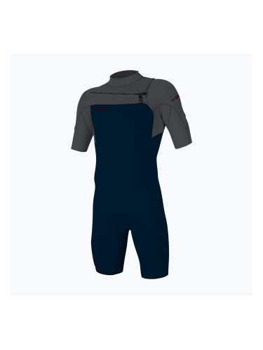 Мъжки неопренов костюм за плуване O'Neill Hammer 2 mm Chest Zip SS Spring abyss/graphite/graphite