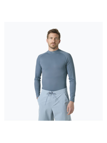 Мъжка блуза с дълъг ръкав за плуване Helly Hansen Waterwear Rashguard washed navy