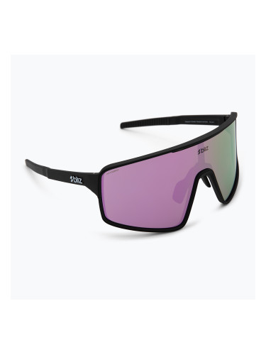 Слънчеви очила Bliz P001S матово черно/кафяво розово огледало