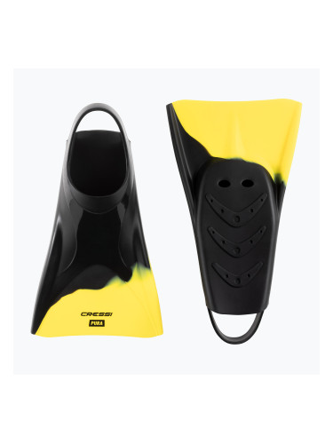 Плувни плавници Cressi Pura черни/жълти