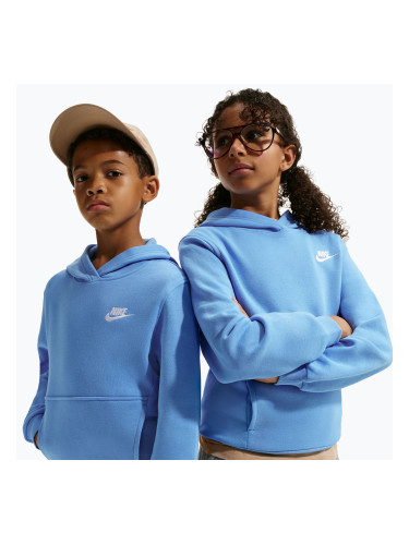 Детски суитшърт Nike Sportswear Club Fleece university blue/white