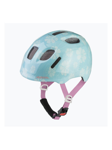 Детска велосипедна каска Alpina Ximo 2 Jr aqua rose flower gloss