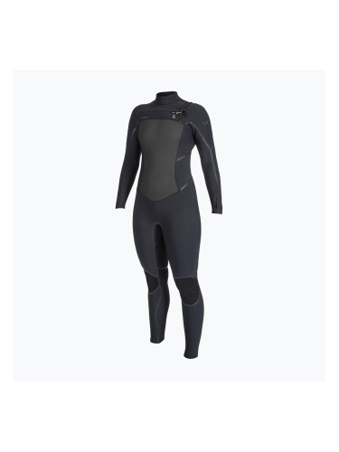 Дамски неопренов костюм за плуване O'Neill Psycho Tech 5/4+ Back Zip Full black/black