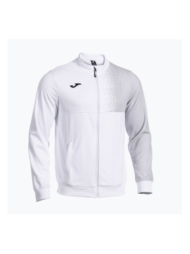 Мъжки суитшърт за тенис Joma Smash Full Zip white