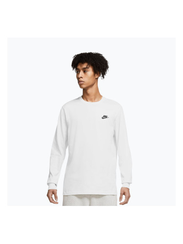 Мъжка блуза с дълъг ръкав Nike Sportswear Club white/black
