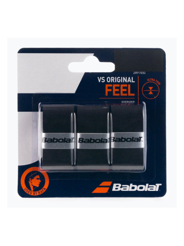 Обвивки за тенис ракети BABOLAT Vs Original X3 черни 653040