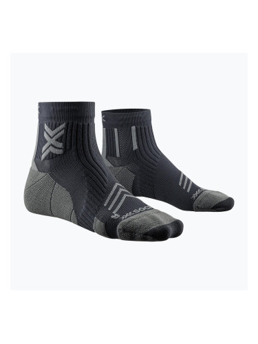 Мъжки чорапи за бягане X-Socks Run Expert Ankle black/charcoal