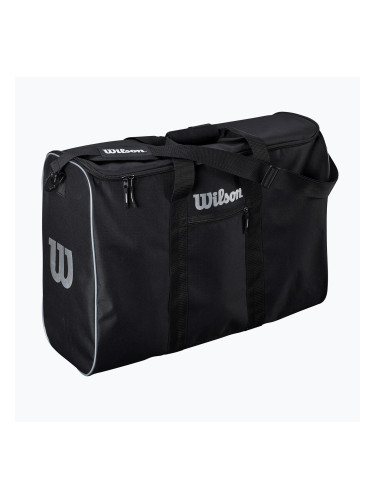 Чанта за баскетболни топки Wilson Travel Basket 6 Ball black/silver