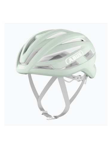 Велосипедна каска ABUS StormChaser Ace в чист ментов цвят