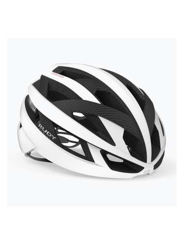 Rudy Project Rebel карбонова бяла матова велосипедна каска