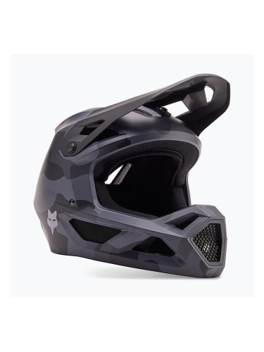 Fox Racing Rampage Camo Jr детска велосипедна каска черен камуфлаж
