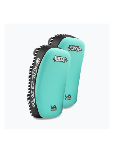 Тренировъчни щитове YOKKAO Freestyle Kicking Pads 2 бр. tiffany/black