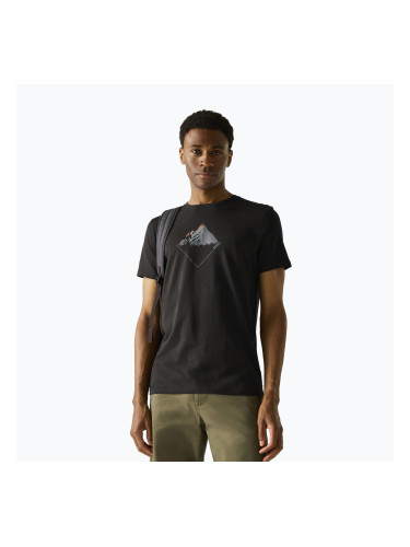 Мъжка тениска за трекинг REGATTA Breezed black