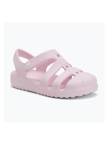 Детски сандали Crocs Classic Fisherman розово мляко
